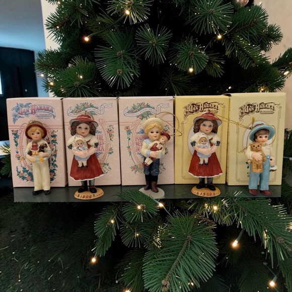 jan Hagara Other - Jan Hagara Vintage
Christmas Ornament Figurine Lot of 6 w/ Boxes